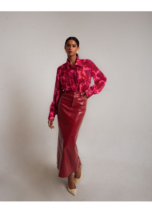 Iraida Nadia Croco Skirt